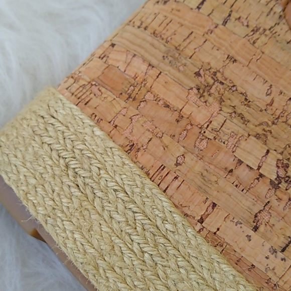 Dolce Vita cork & straw wedge sandal - Picture 10 of 12